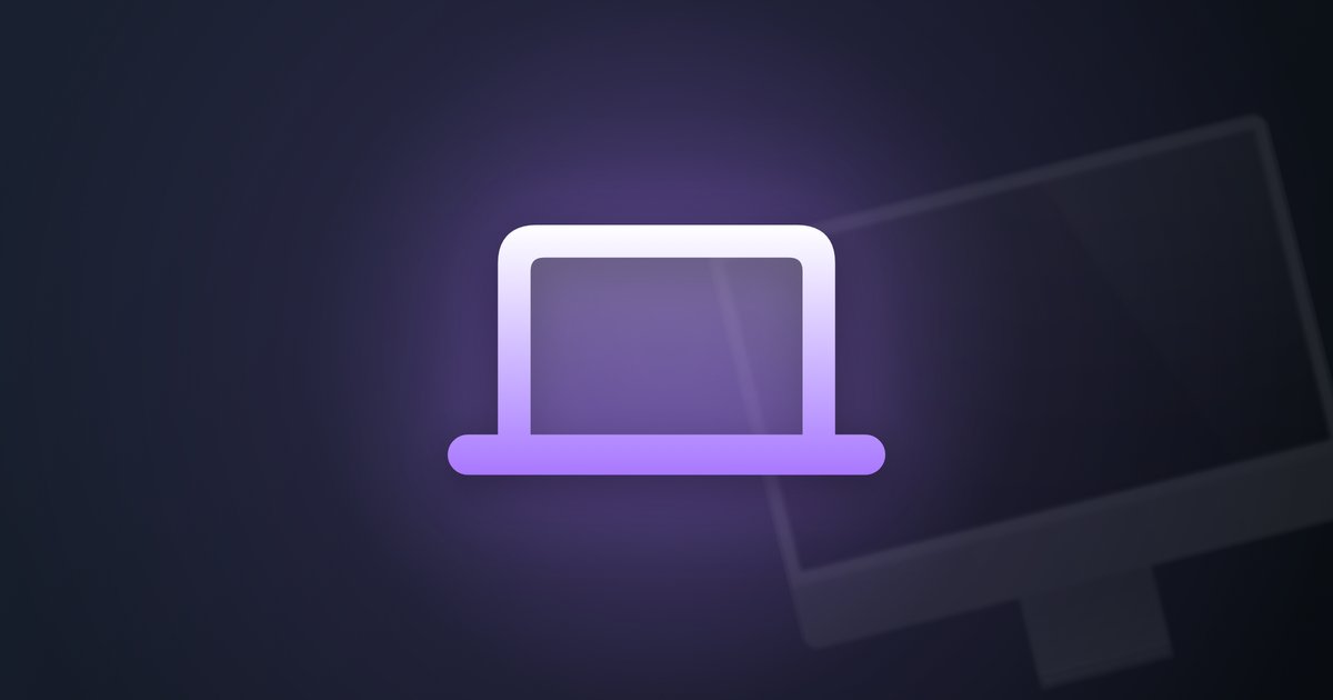 MacBook zugeklappt am externen Monitor: Laptop und Bildschirm als Symbol für den Clamshell-Modus